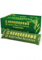 Фруктовый батончик конопляный Hemps Fruit, 30 г. Цена за упаковку - 20 шт 